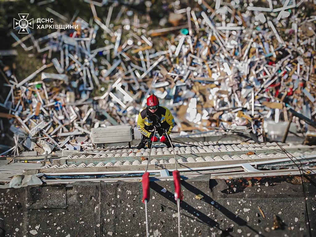 Russian attack on Kharkiv on April 18