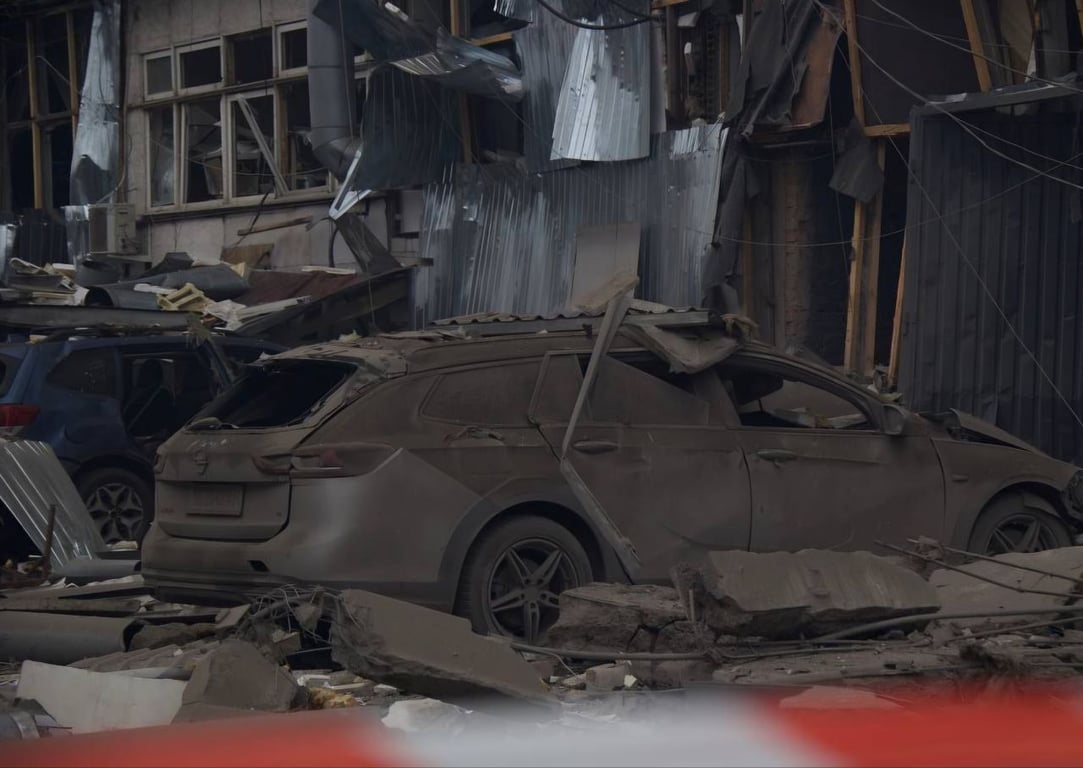 Russian shelling of Dnipro on December 1