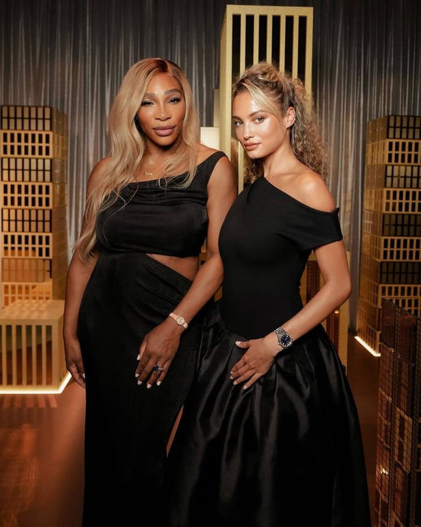 Американська тенісистка Серена Вільямс з подругою. Фото: instagram.com/vogue_ukraine