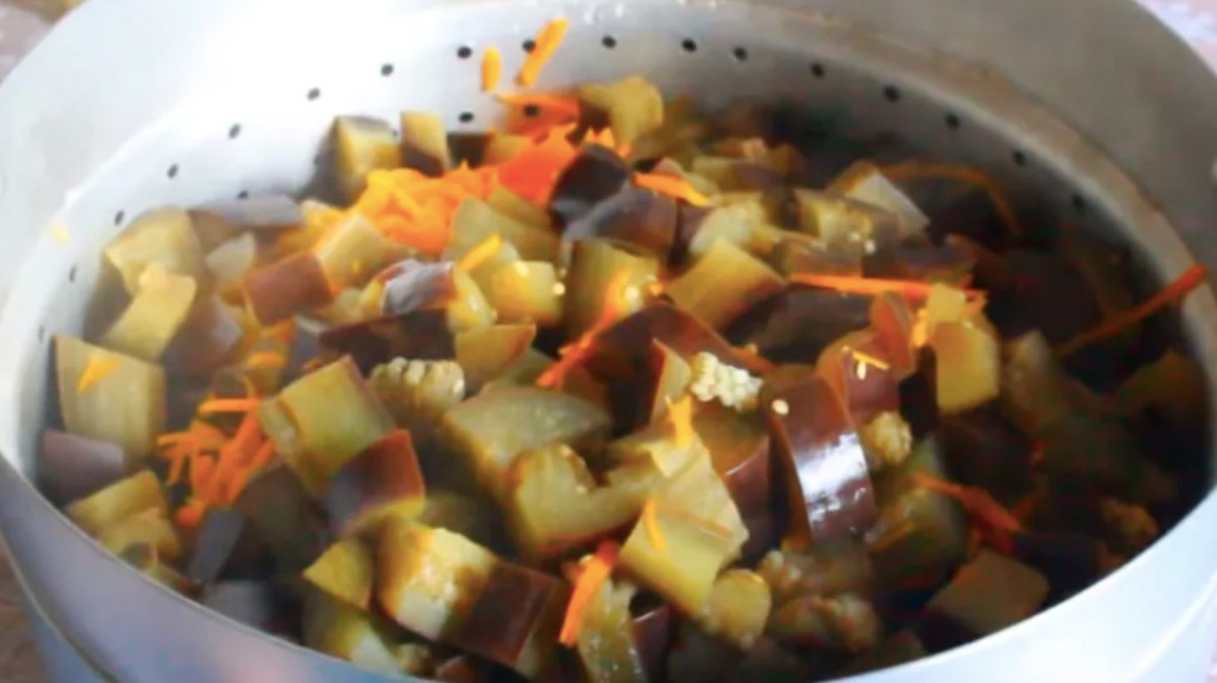 баклажаны по-корейски на зиму 