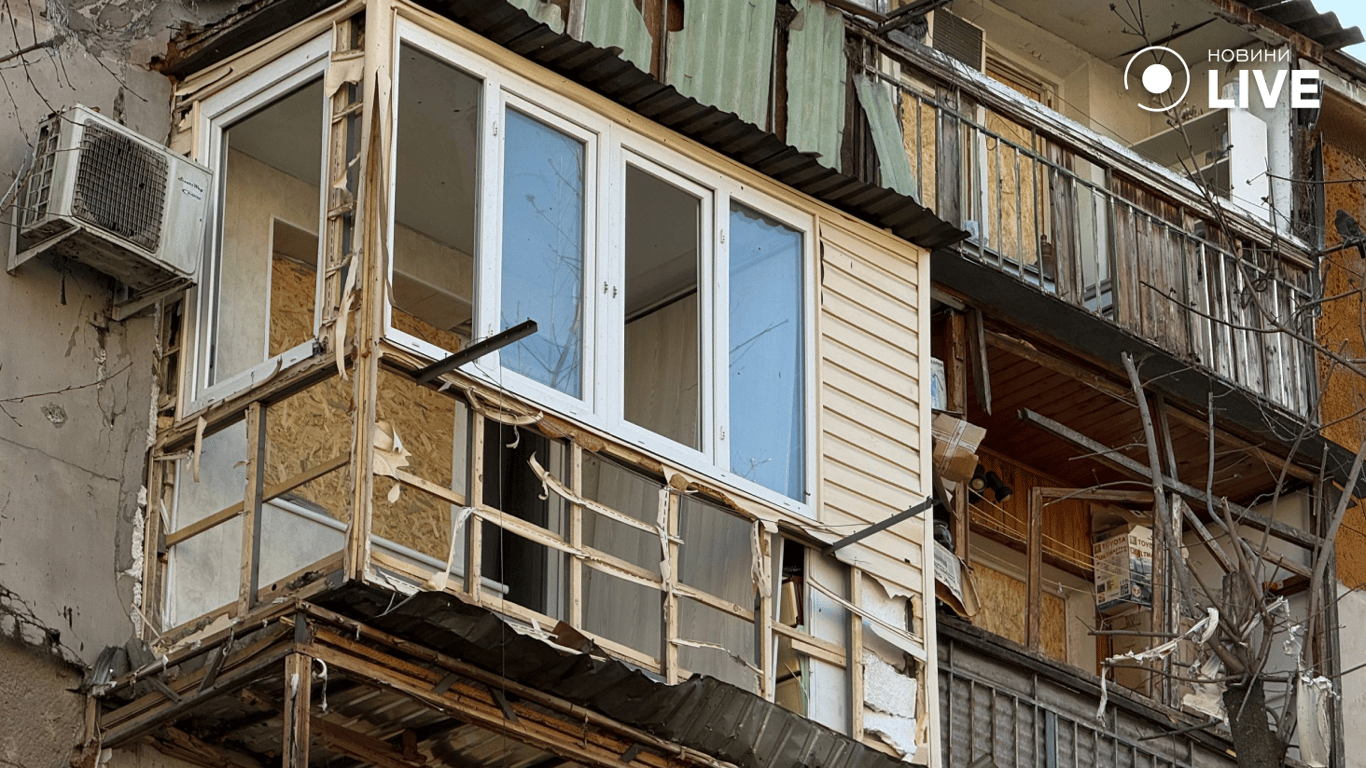 Обстріл будинку в Одесі