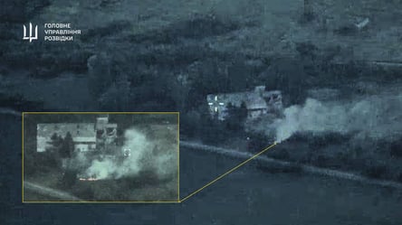 В ГУР показали момент уничтожения логистического центра оккупантов в Донецкой области - 285x160