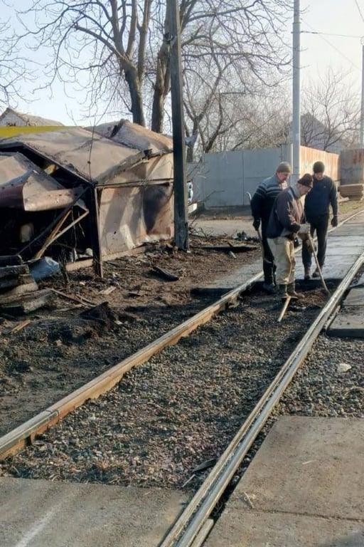 Обстрел Киева 1 января