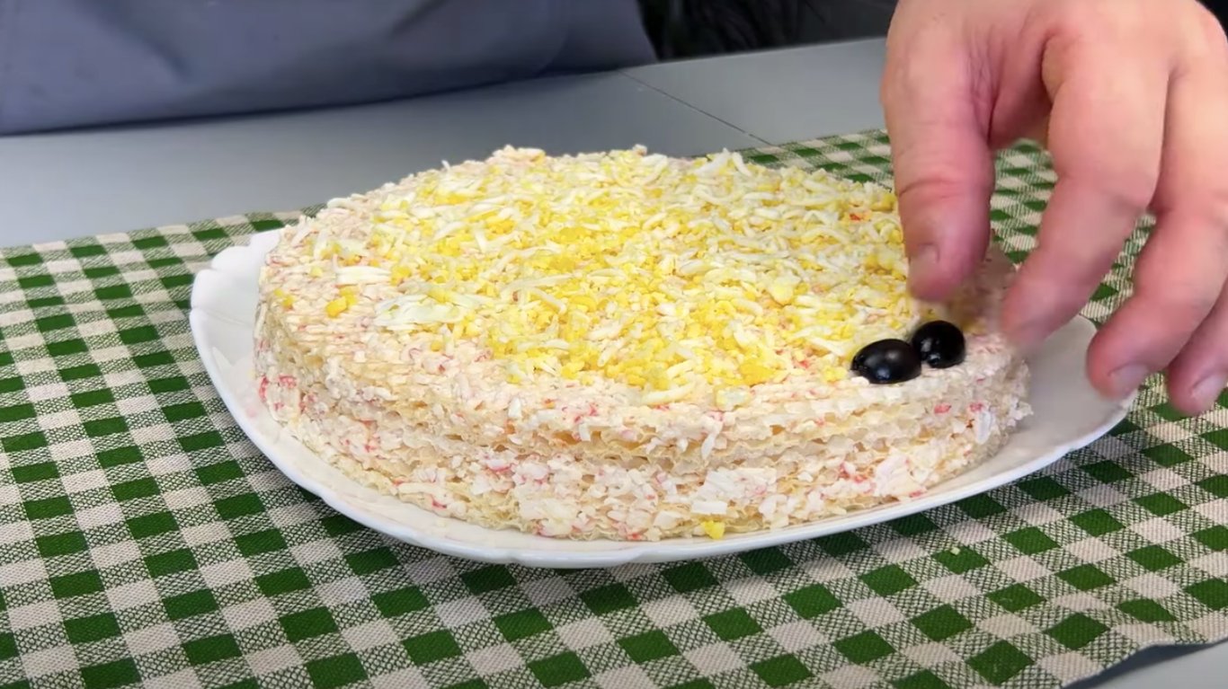 рецепт закуски з крабовими паличками