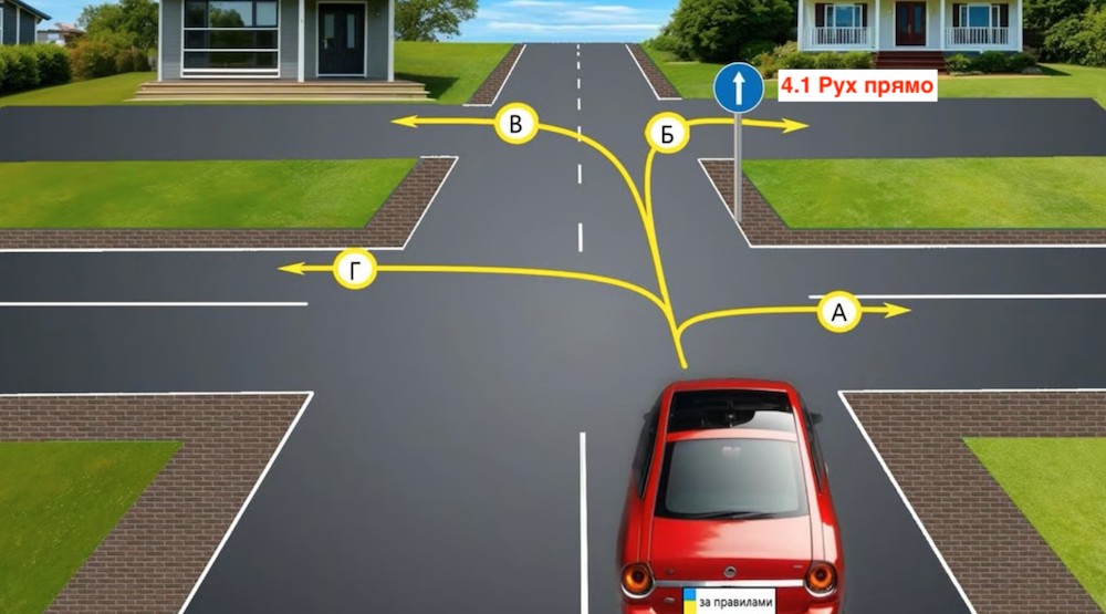 Тест з ПДР: куди може повернути автомобіль?