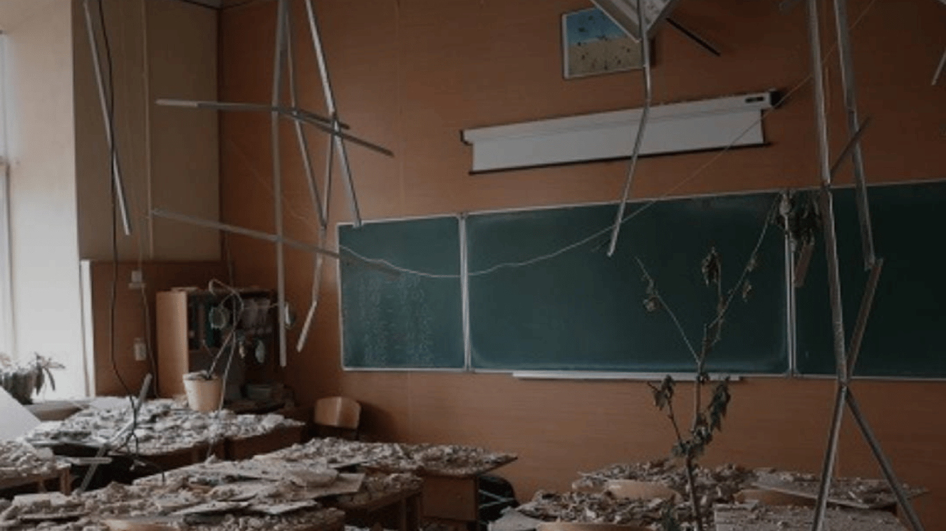 У Херсонській громаді пошкоджені або зруйновані більшість навчальних закладів