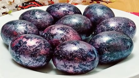 Яйця "Космос" на Великдень: без штучних барвників, знадобиться каркаде - 285x160