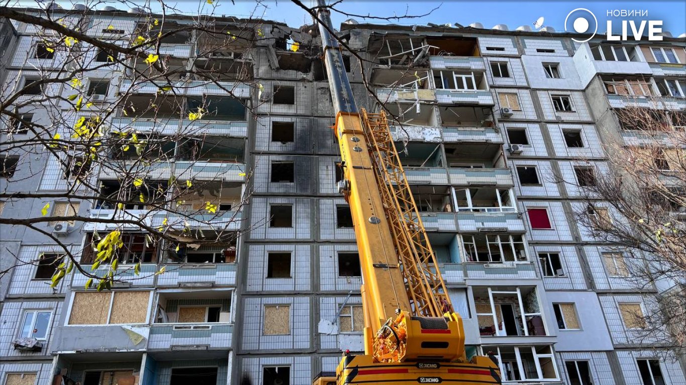 місце удару в Харкові