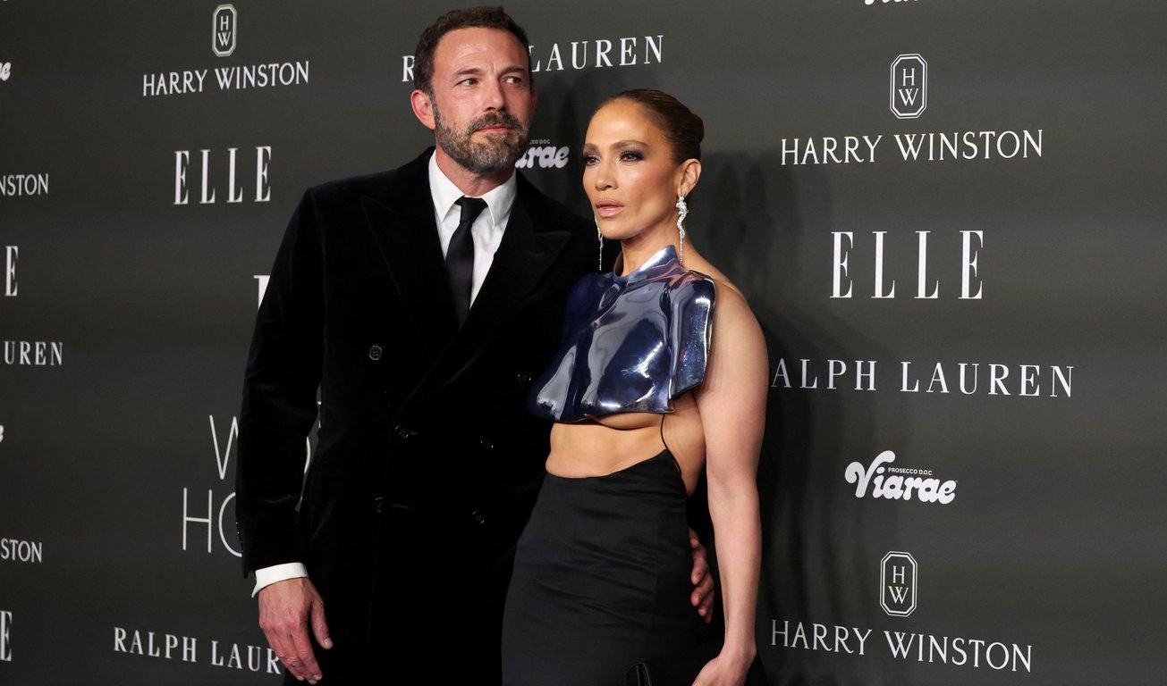 Актор Бен Аффлек із дружиною та співачкою Дженніфер Лопес