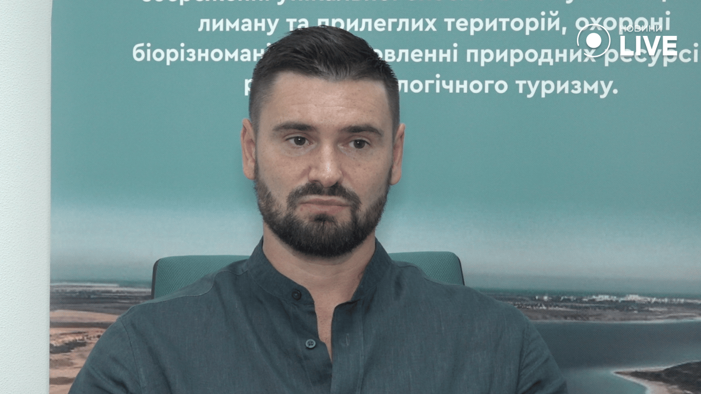 директор Національного природного парку "Куяльницький", Олександр Шестун 