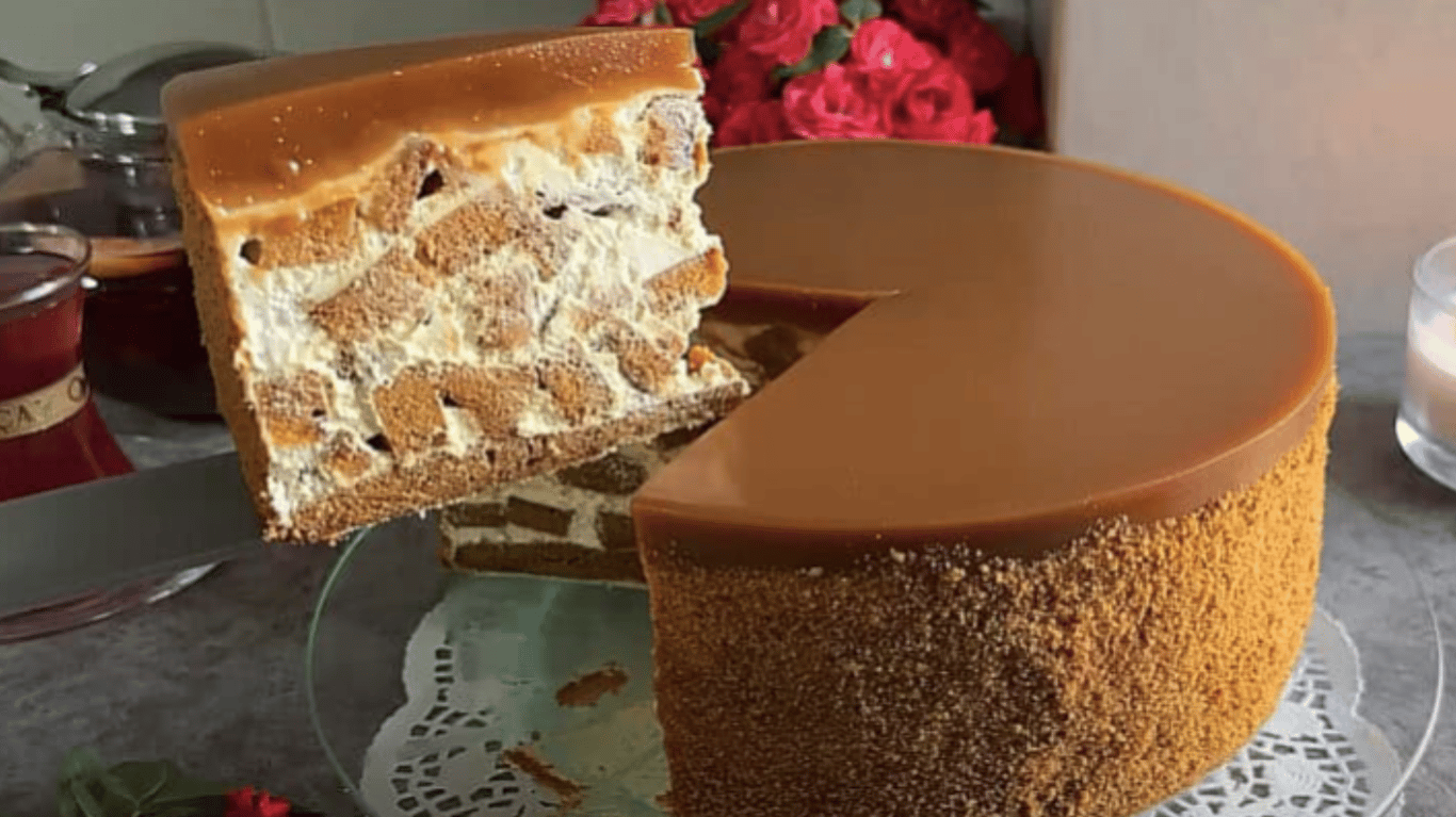 закарпатський торт із карамельним кремом