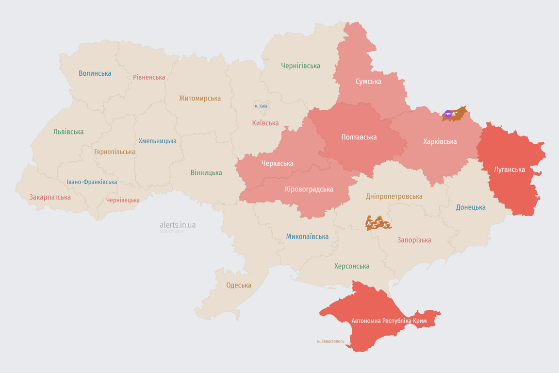 Де знайти карту повітряної тривоги