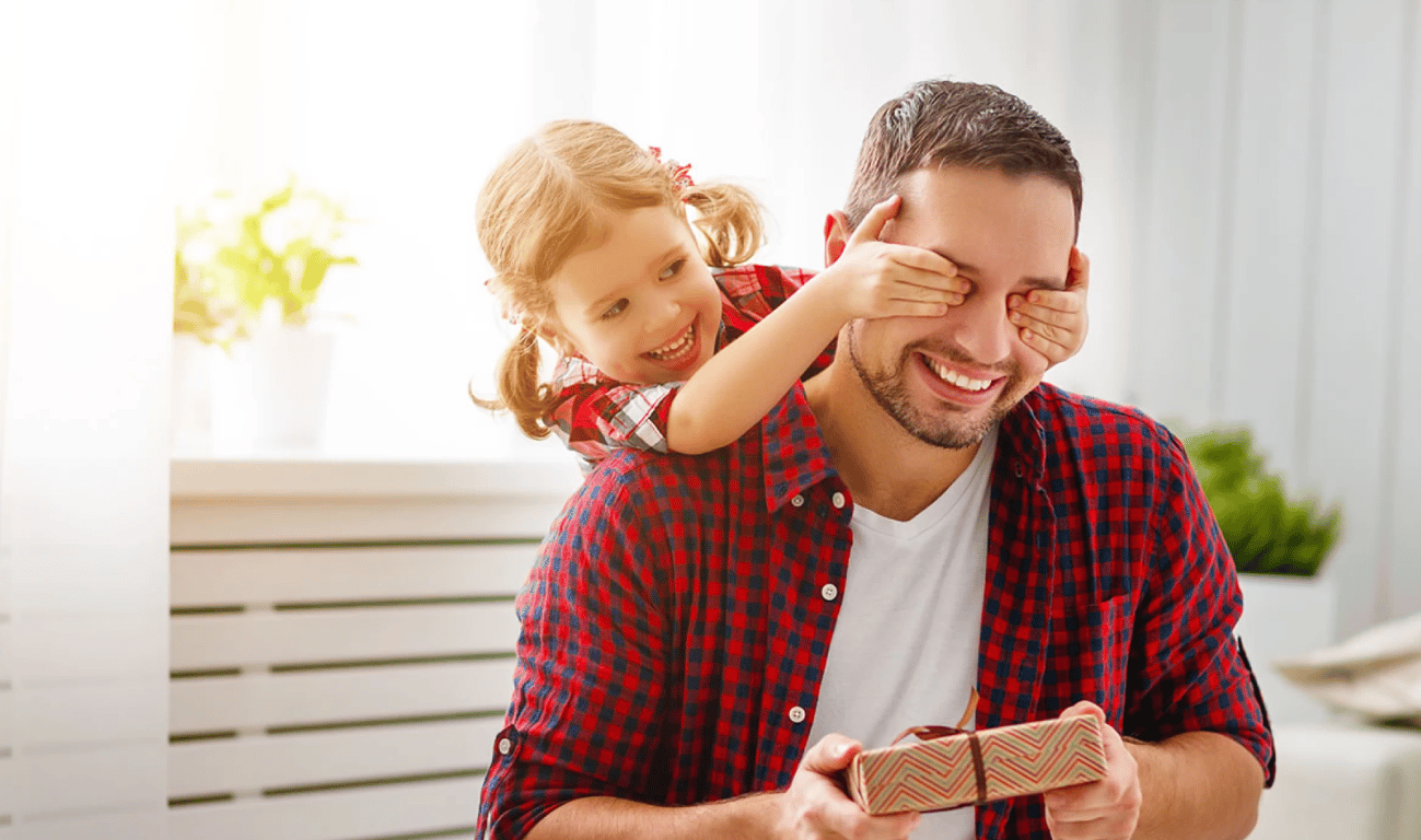 Папа с дочерью