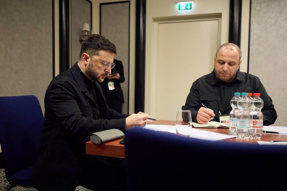 Володимир Зеленський та Рустем Умєров