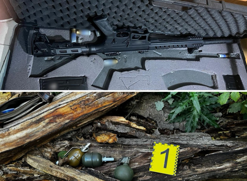 Вилучили зброю у хуліганів в Одесі