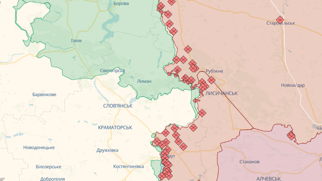 Карта бойових дій в Україні онлайн сьогодні, 03.10.2023: DeepState, Liveuamap, ISW
