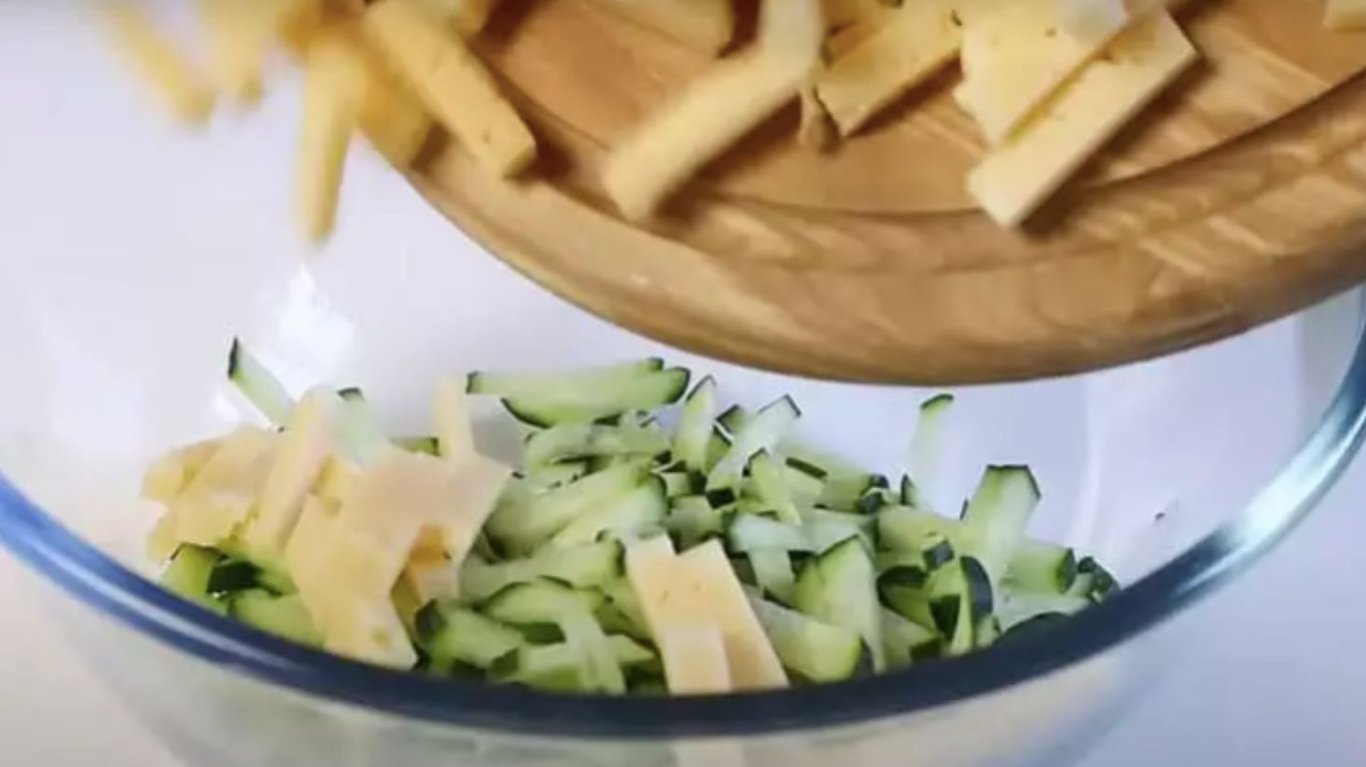 салат Одеса за 10 хвилин легкий смак без майонезу