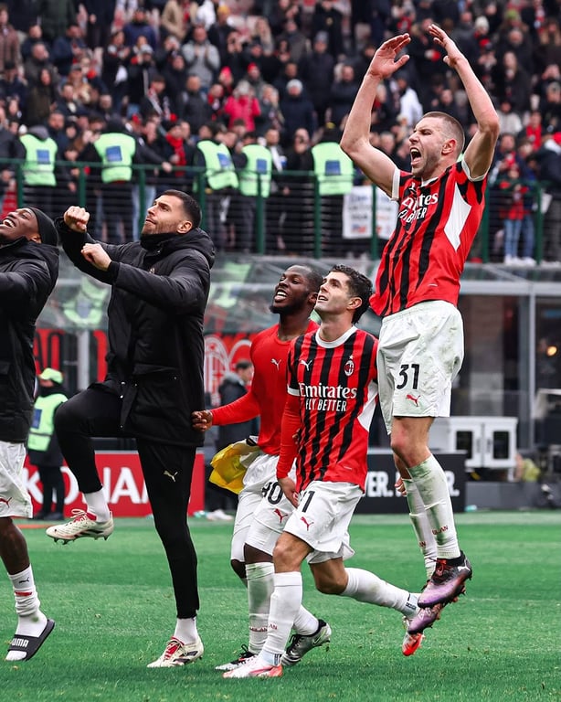 Игроки итальянского Милана