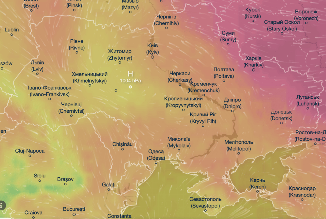 Прогноз погоди в Україні 18 травня