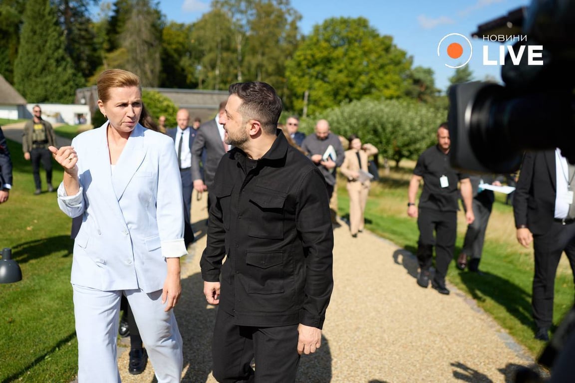 Zelensky in Denmark on September 3