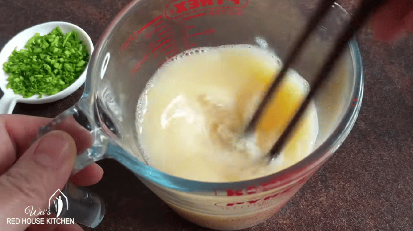 Китайський омлет на пару на сніданок