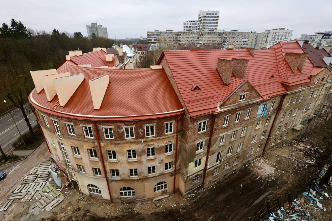 Восстановленный дом во Львове