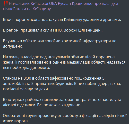 обстрелы Киевской области 16 сентября