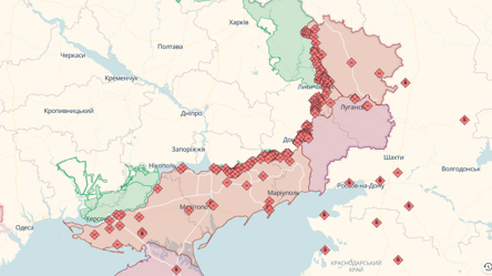 Актуальні онлайн-карти бойових дій в Україні: стан фронту на 27 серпня - 285x160