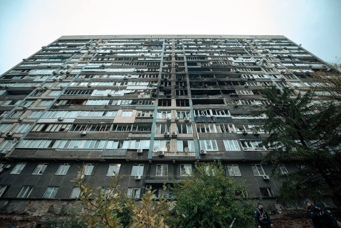 Російський обстріл Києва 10 жовтня