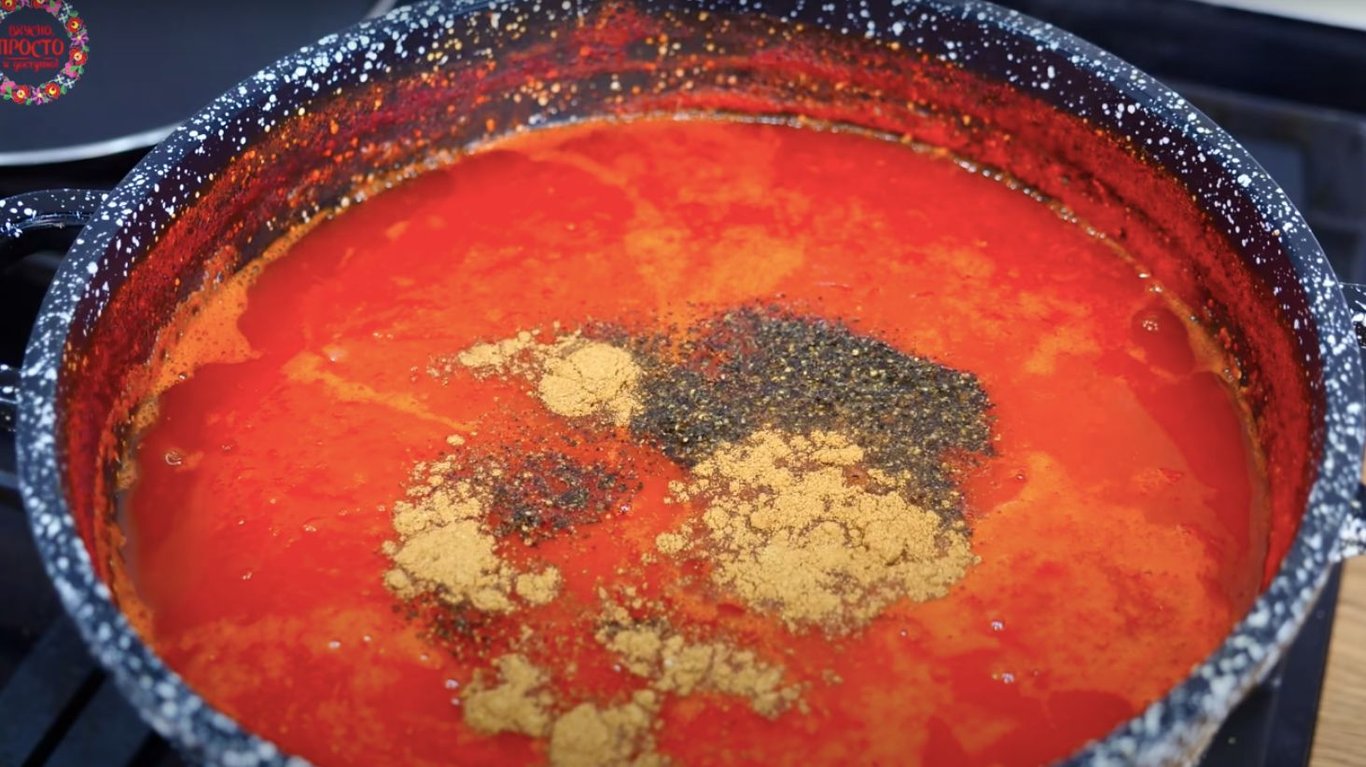 томатний соус консервація на зиму рецепт
