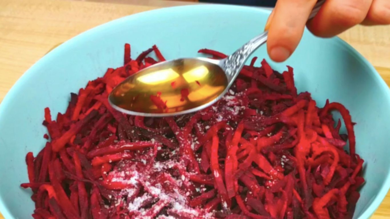 салат свекла