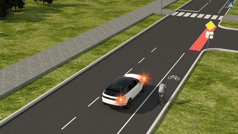 Швидкий тест з ПДР — чи повинен водій автомобіля дати дорогу велосипедисту - фото 1