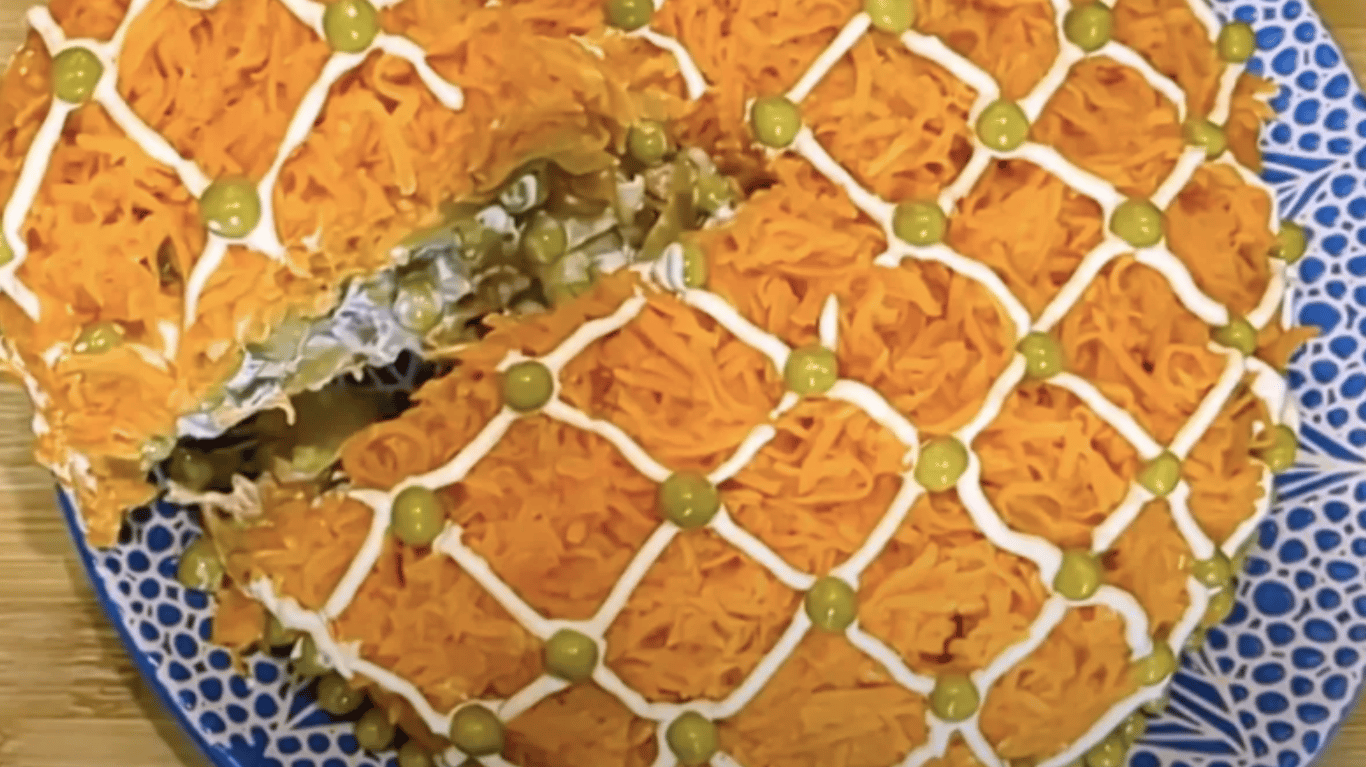 салат з грибами та овочами