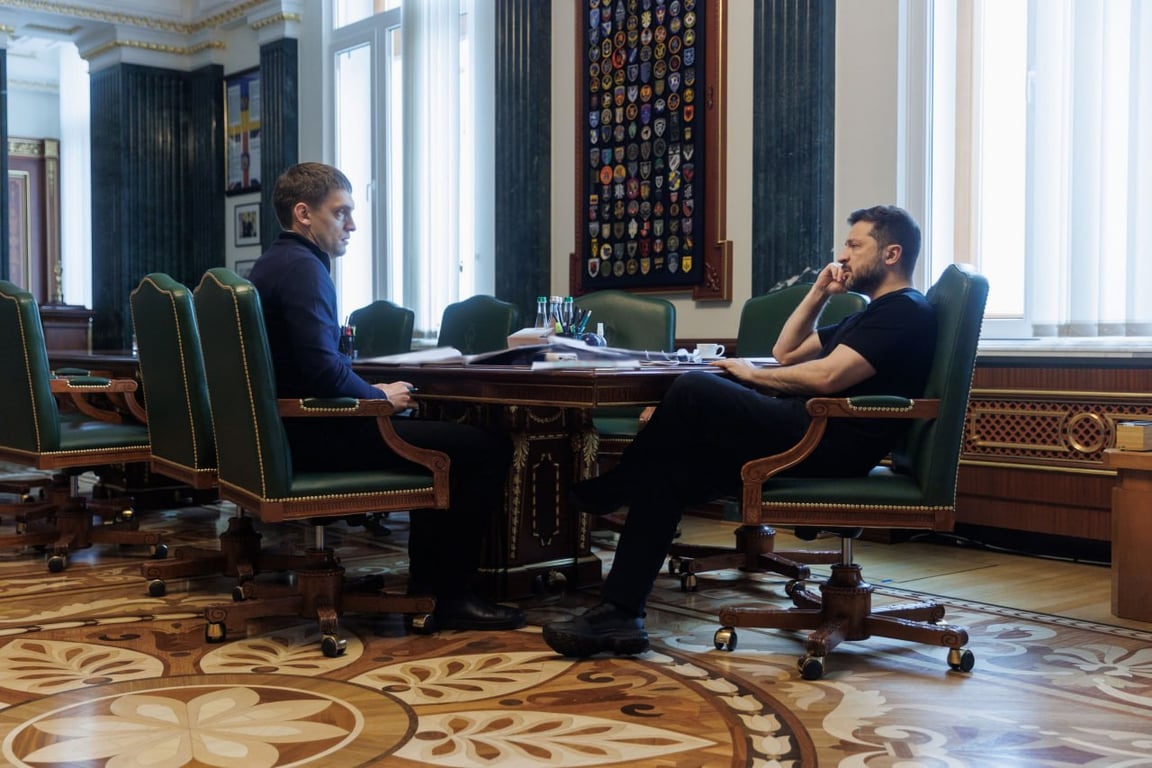 Володимир Зеленський та Іван Федоров на Ставці 12 жовтня
