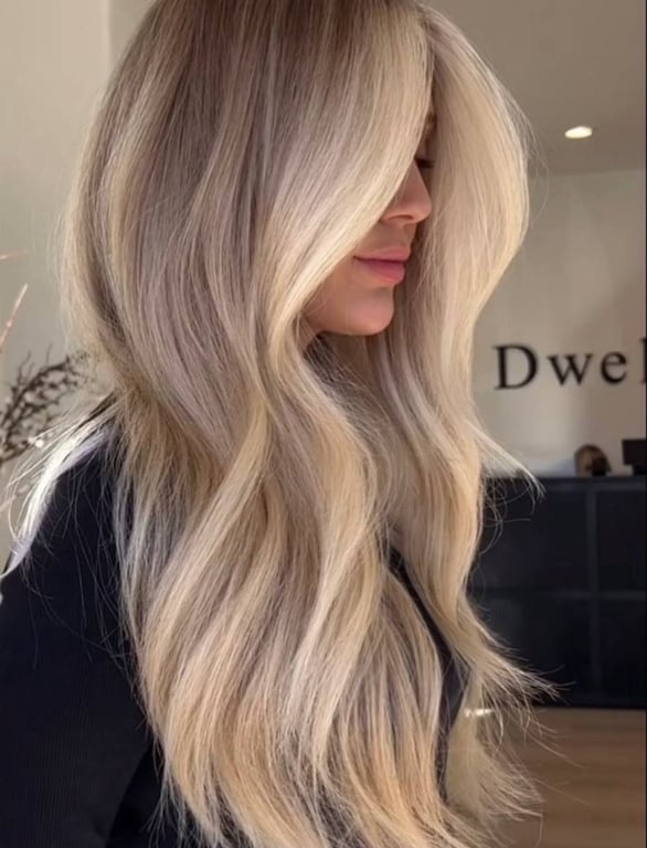 Hair dyeing, which has an elegant look