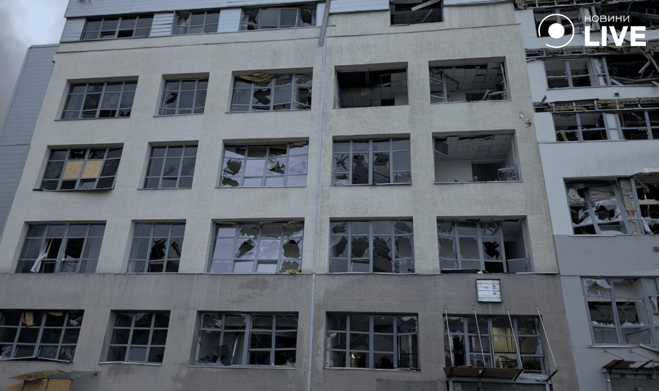 Пошкодження в Оболонському районі Києва 6 квітня