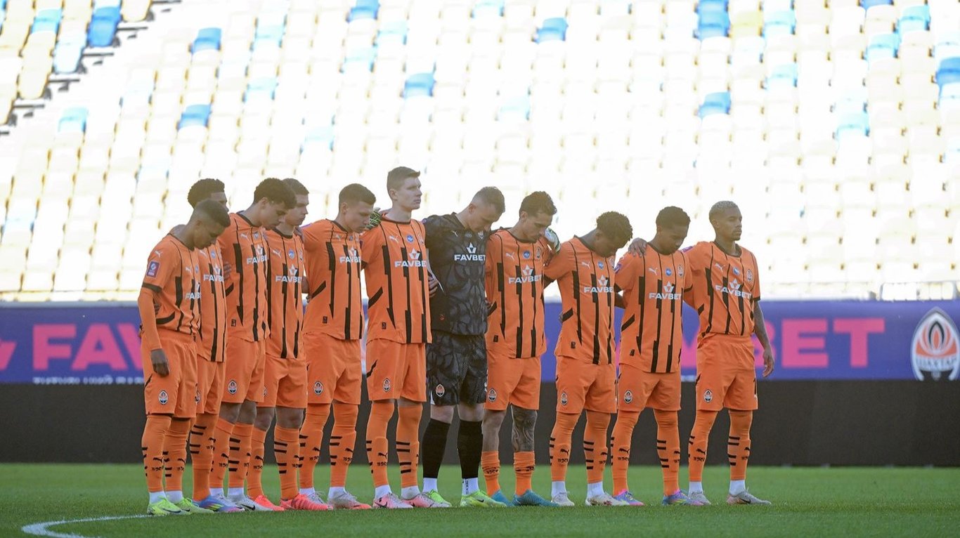 Игроки донецкого "Шахтера"