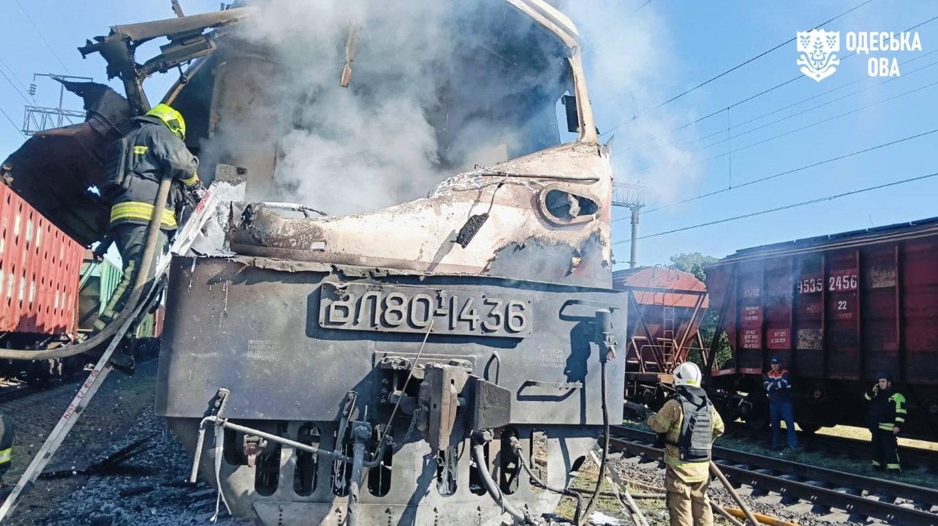 Удар по потягу на Одещині