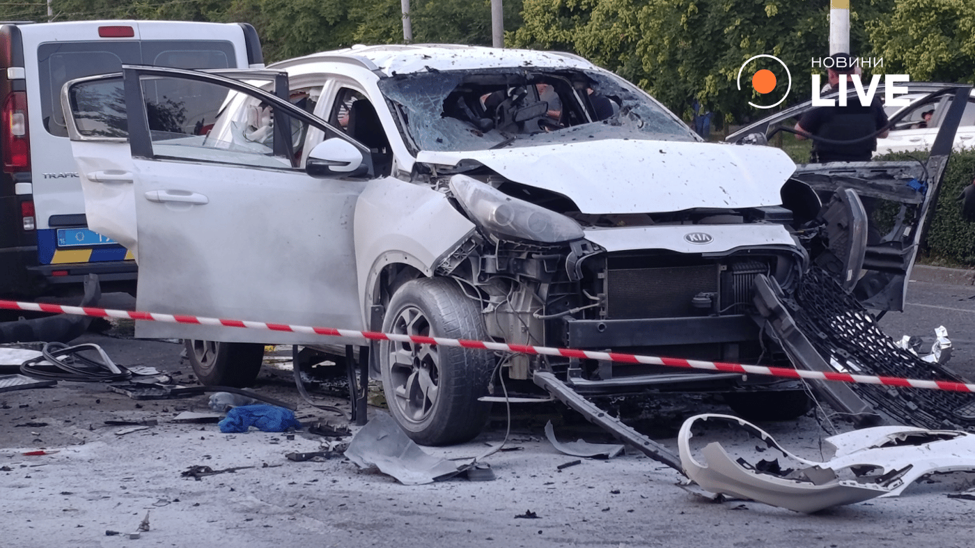Вибух автомобіля в Одесі