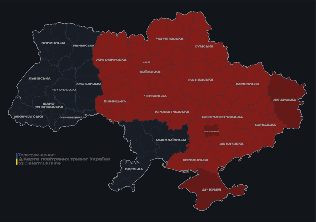 В воздухе истребитель МиГ-31К — области под угрозой ракетного удара - фото 3
