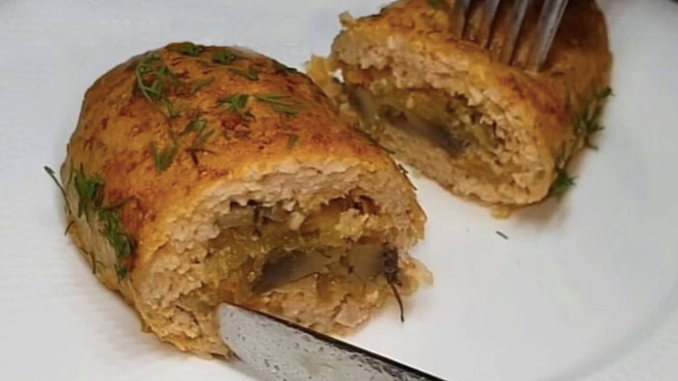 простий рецепт котлет з начинкою в духовці