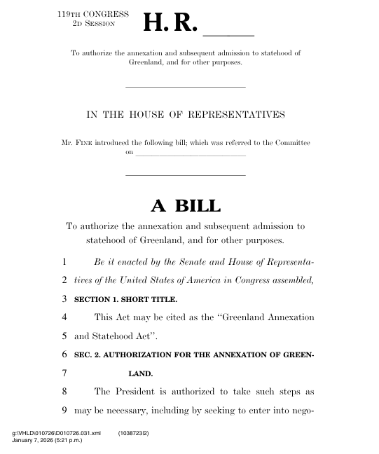 Гренландия как 51-й штат — в США представили закон об аннексии - фото 1