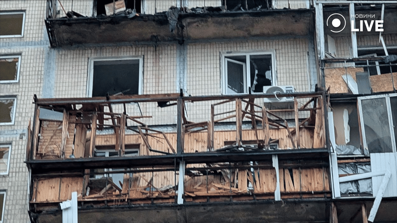 Наслідки обстрілу Києва 23 березня