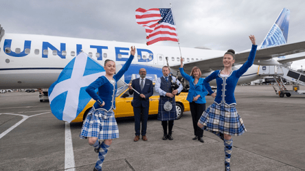 United Airlines возобновила прямые рейсы между США и Шотландией - 285x160