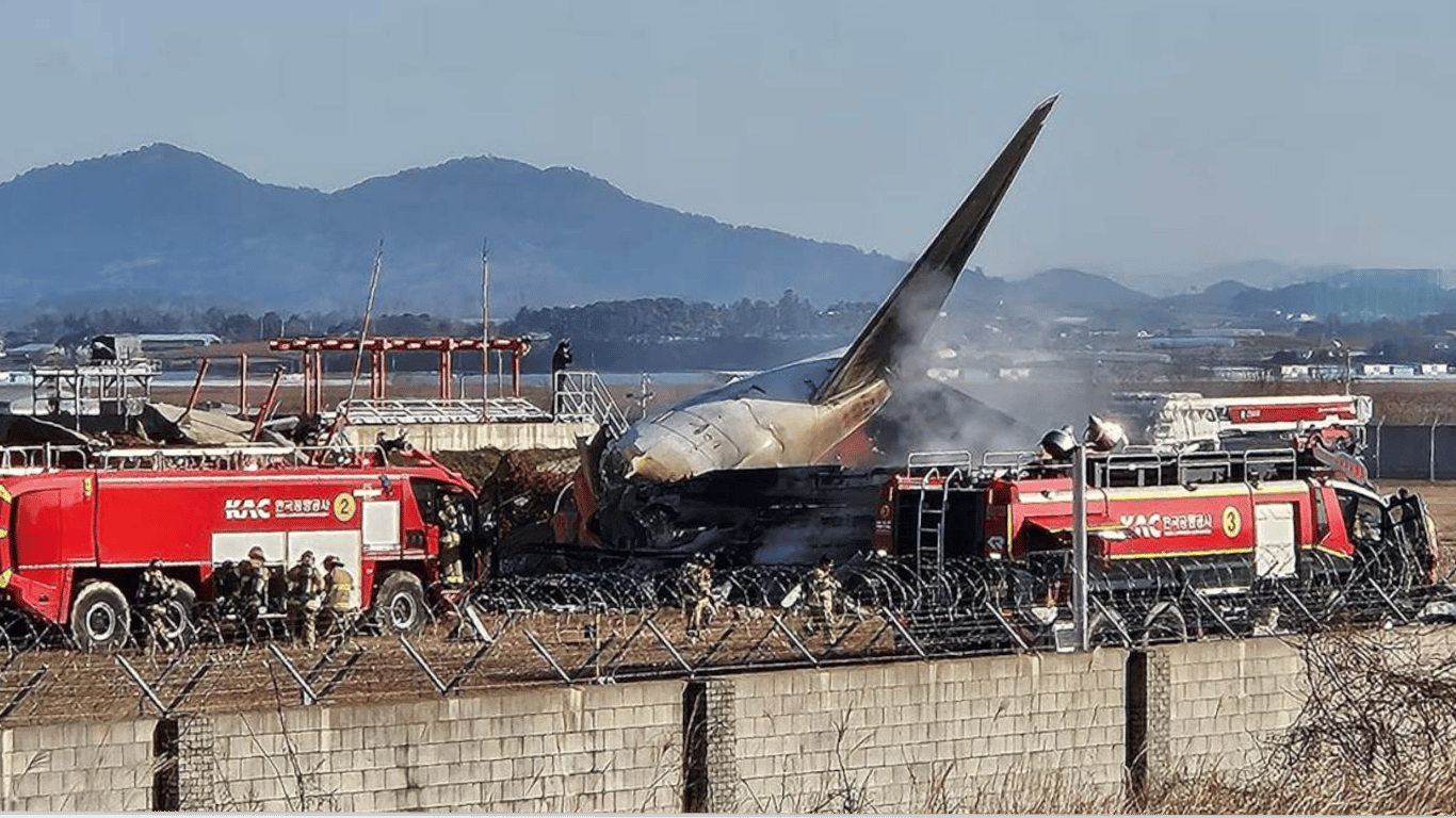 Катастрофа рейсу 2216 Jeju Air у Південній Кореї 29 грудня — загинуло 179 осіб