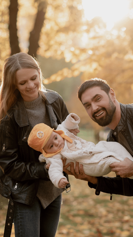 Віталій Козловський з дружиною та сином