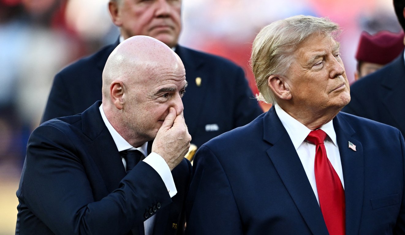 Джанни Инфантино и Дональд Трамп