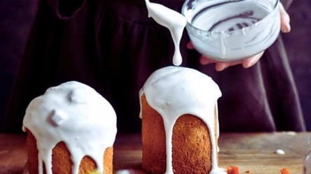 Плотная быстросохнущая глазурь для куличей: рецепт без яиц и желатина - 285x160