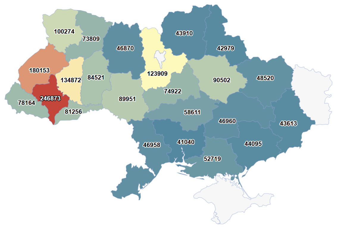 Вартість гектара землі в Україні