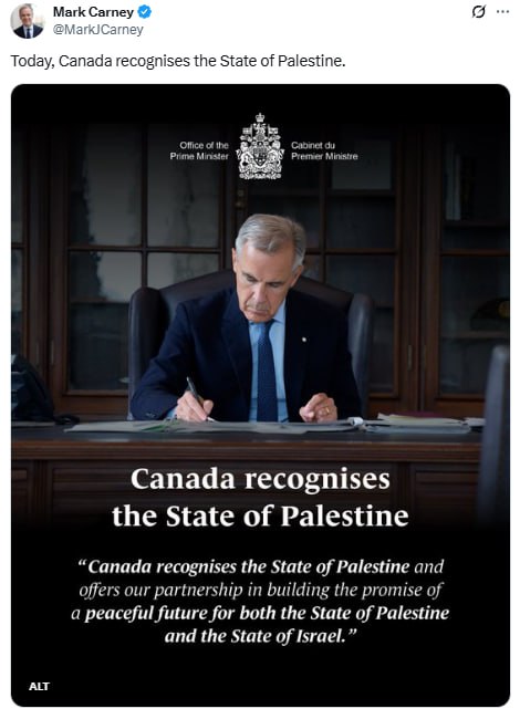 Канада визнала Палестину